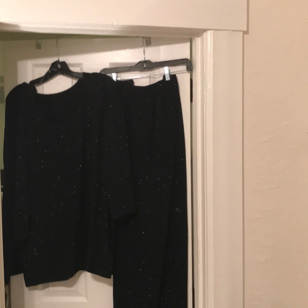 Pants 2 Piece Set. Shimmer.